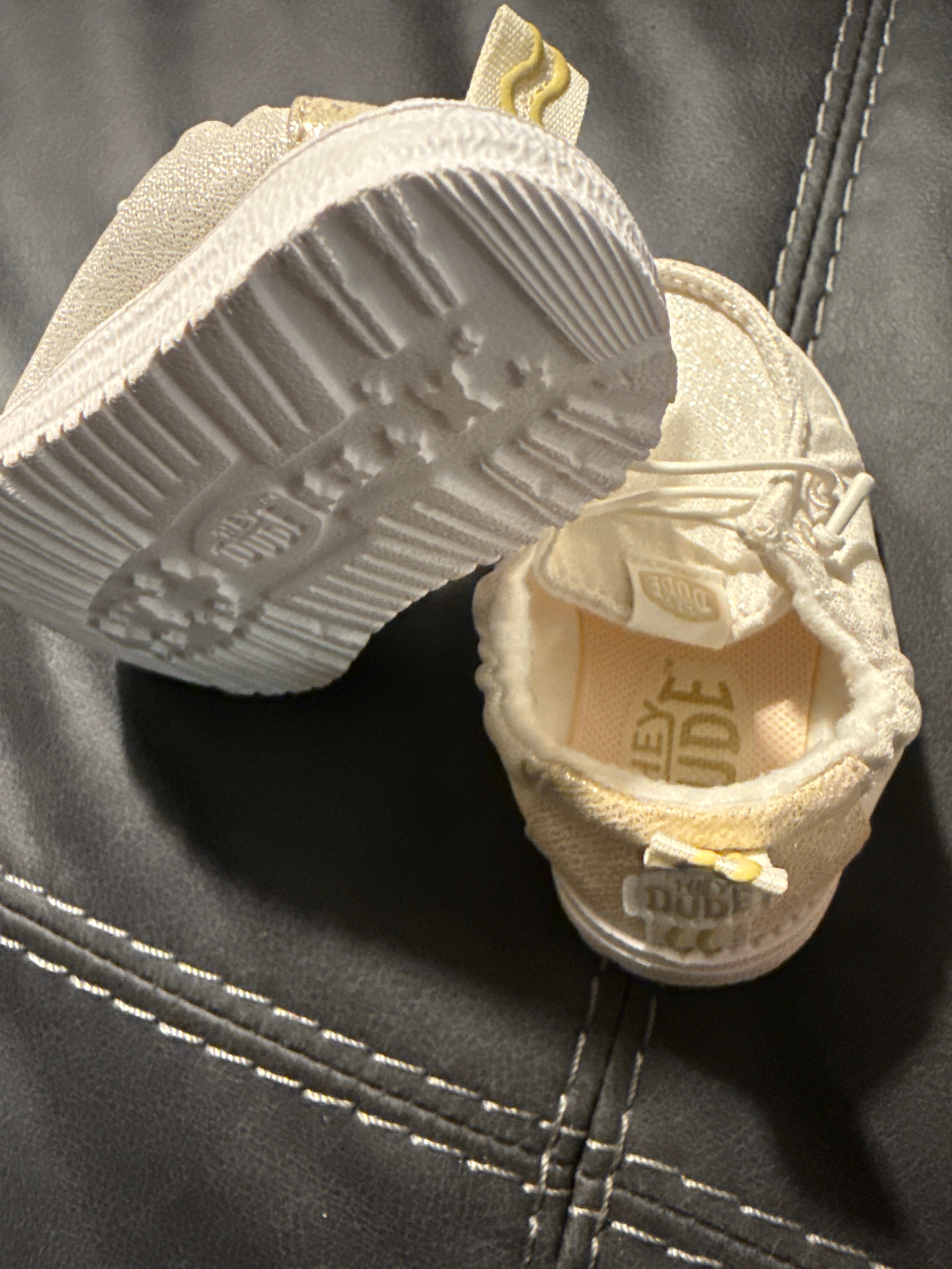 Hey Dude Baby Shoes - Champagne Sparkle - Size C2