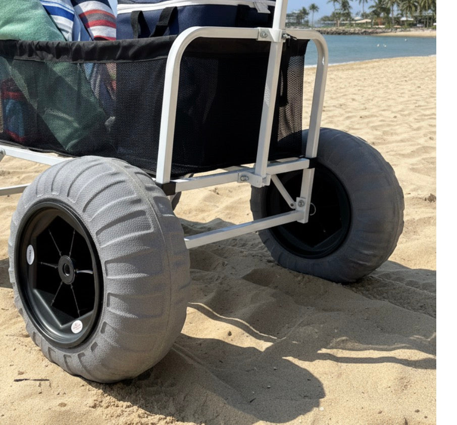 BONNLO 16 Inch Balloon Wheels - 2 Pack Beach Sand Tires